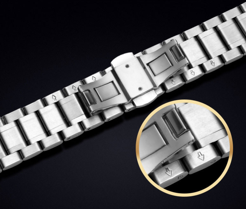 Butterfly buckle strap