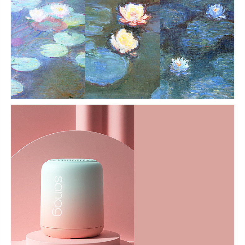 Bluetooth speaker gradient color new gift - Image 2