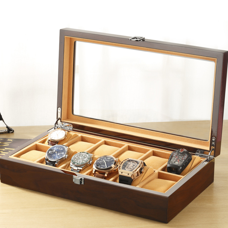 Wooden sunroof watch box display box (M1004 2)