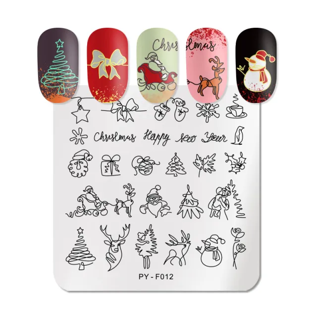 Nail printing plate 012Style - Shop at LoveMi