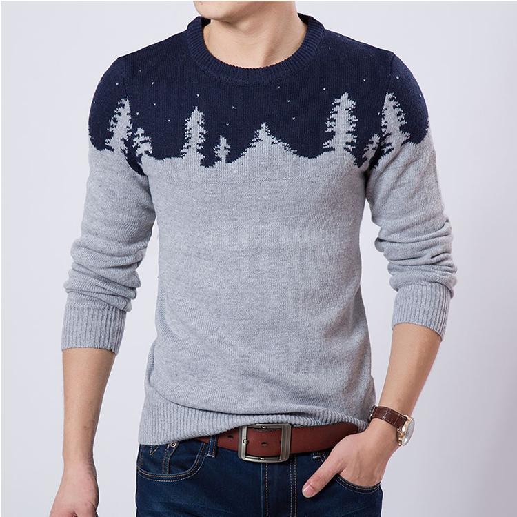 Men's autumn and winter base sweater top