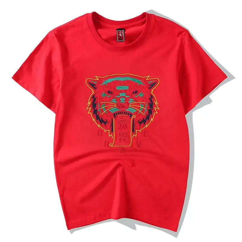 Cotton loose hip-hop couple short sleeves