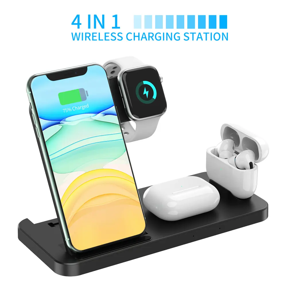 Wireless Charger Three-in-one for Phones and Watches
