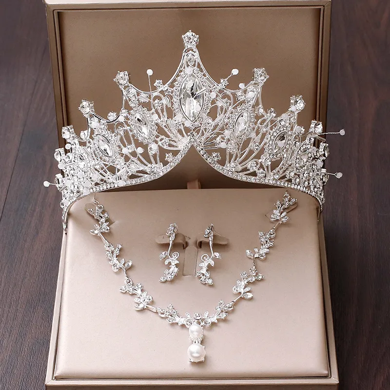 Crown Bride Leader Wedding Dress Headwear Luxury - 6 Style