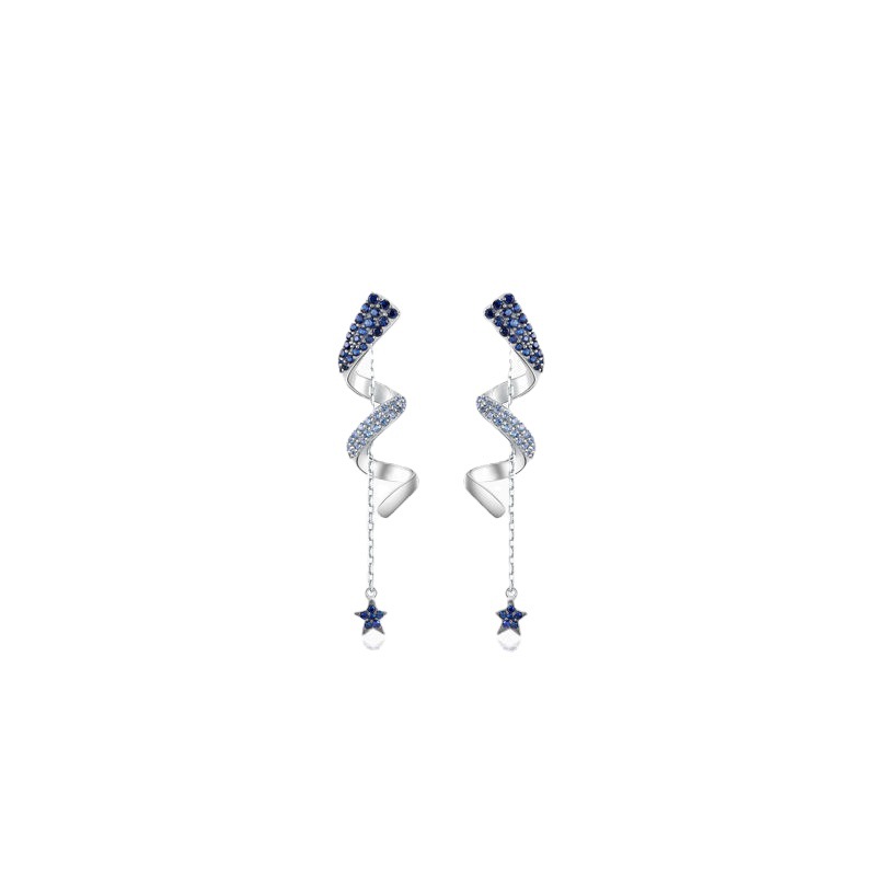 Stud Earrings Light Luxury High Sense Sterling Silver