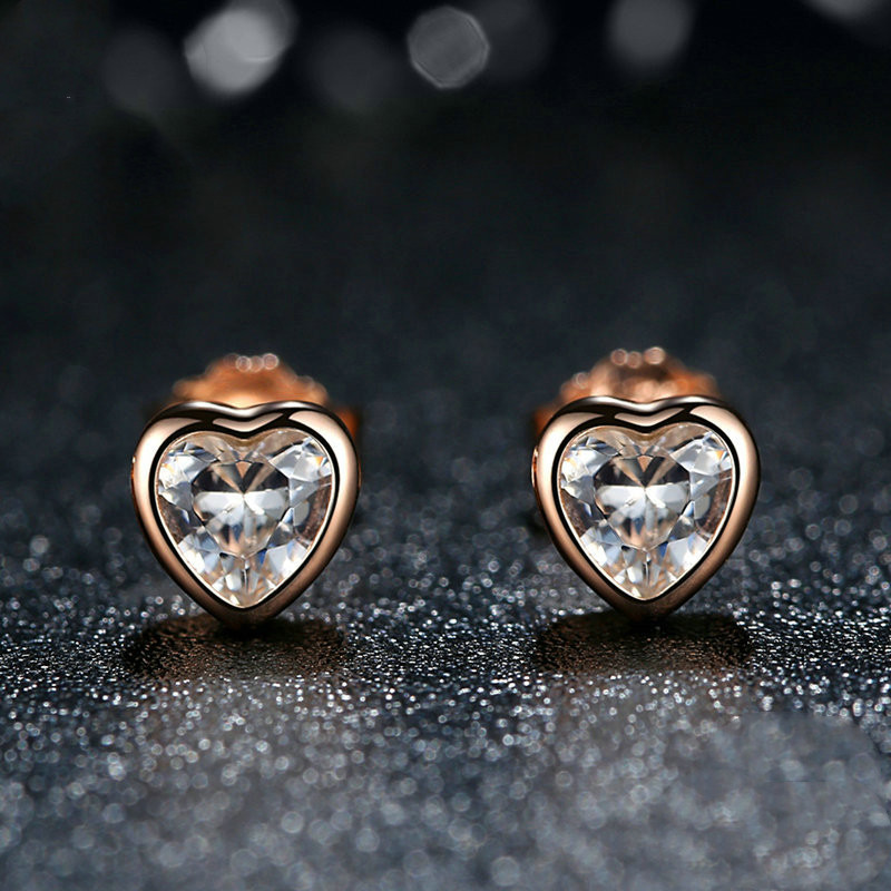 S925 sterling silver stud earrings