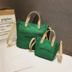 Girl handbag Korean style all-match shoulder bag - Green - View 1