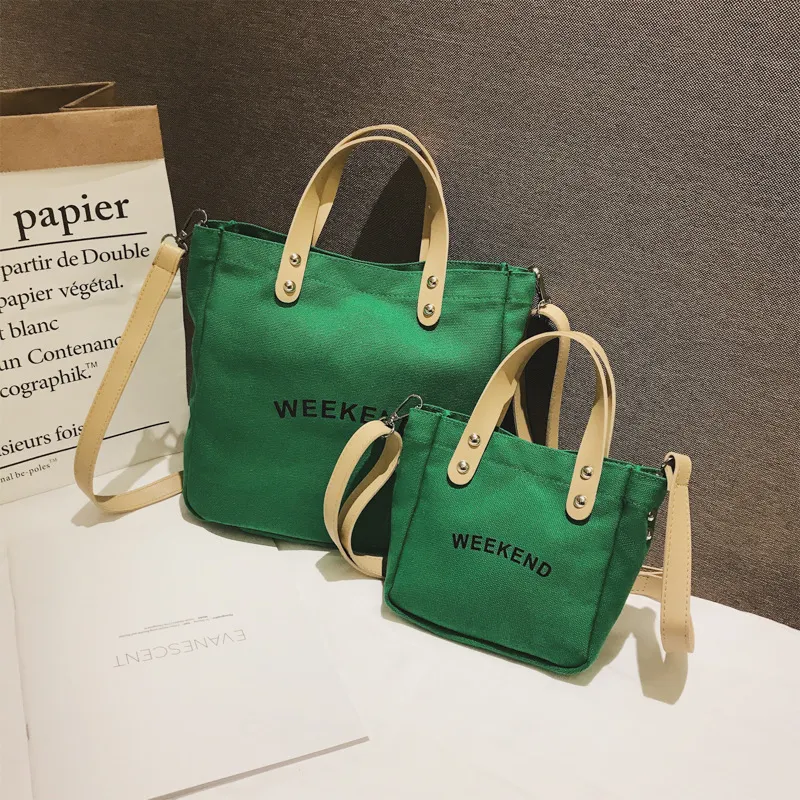 Girl handbag Korean style all-match shoulder bag - Green