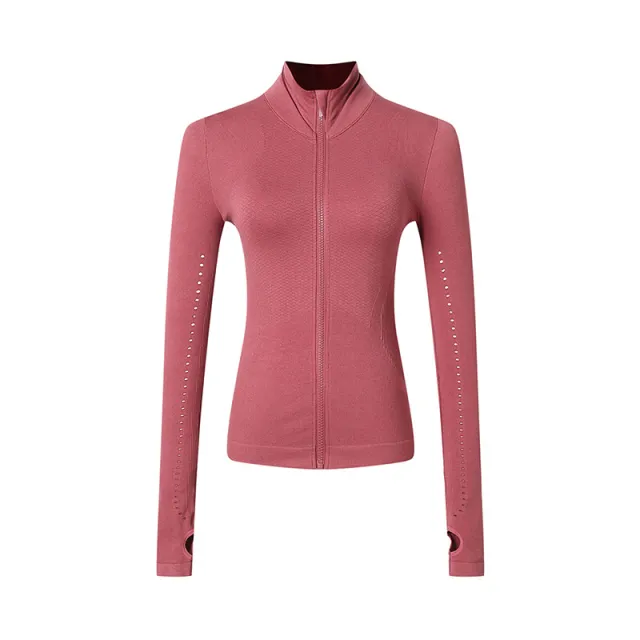 Quick drying yoga wear running fitness sports top Red - Shop at LoveMi