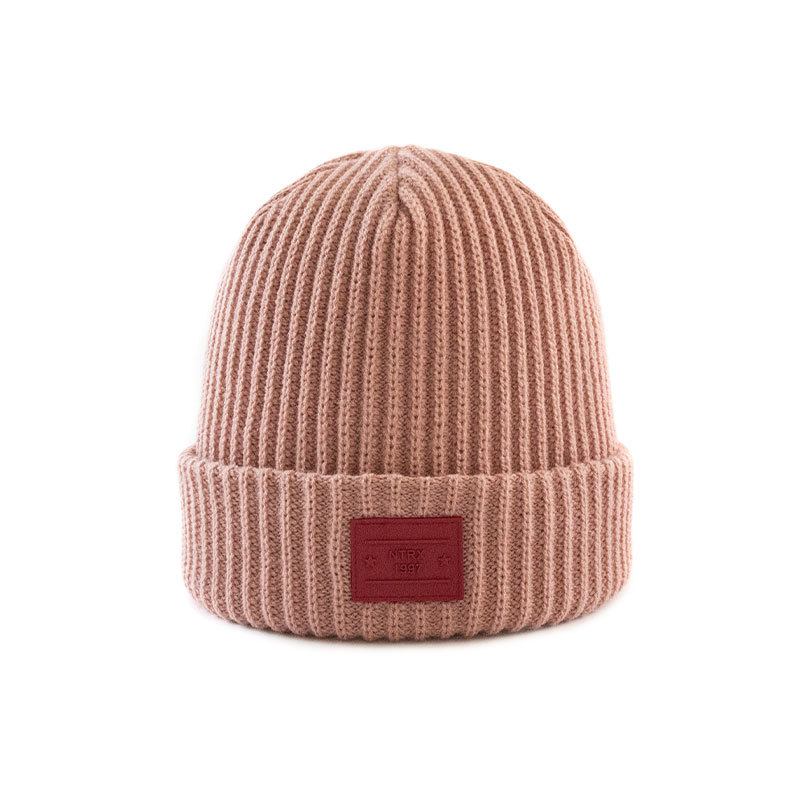 NTRX knitted cute woolen hat in Pink