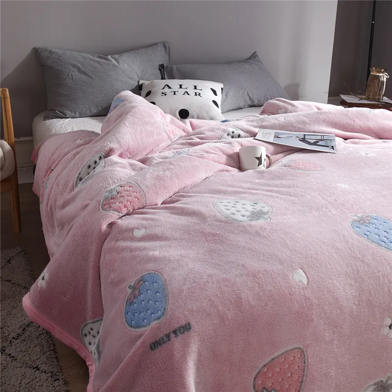 Snowflake summer blanket - Pink