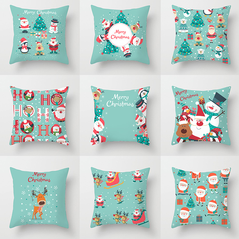 Christmas cartoon pillowcase