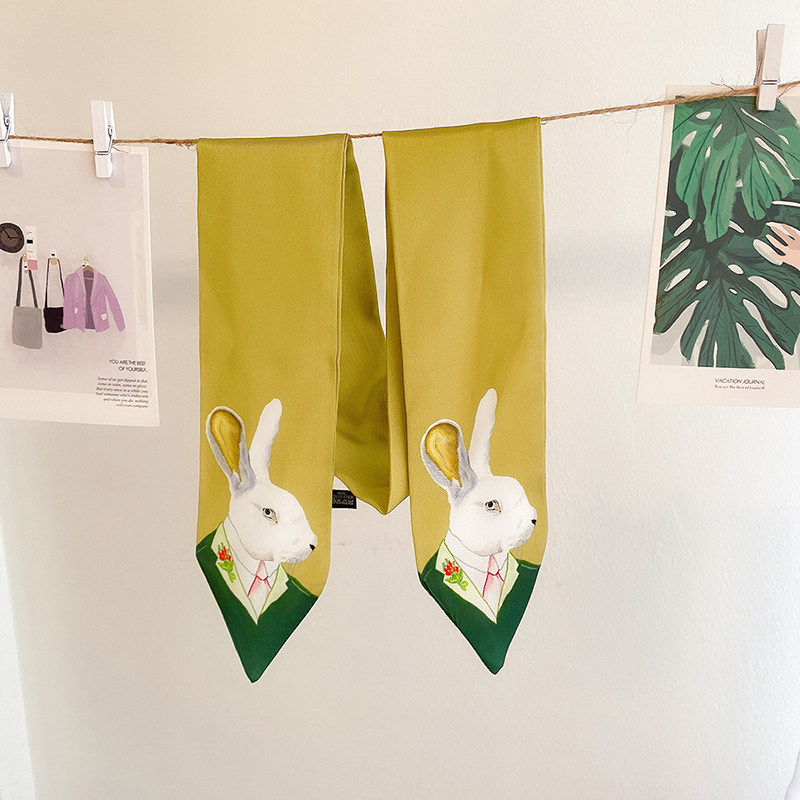 New Style Decoration Mr. Animal Small Skinny Scarf Neck Tie