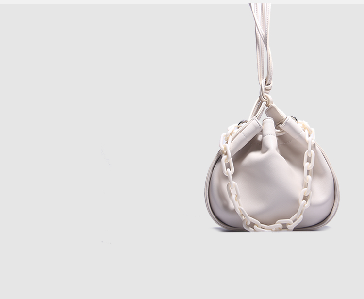 Drawstring shoulder messenger bag