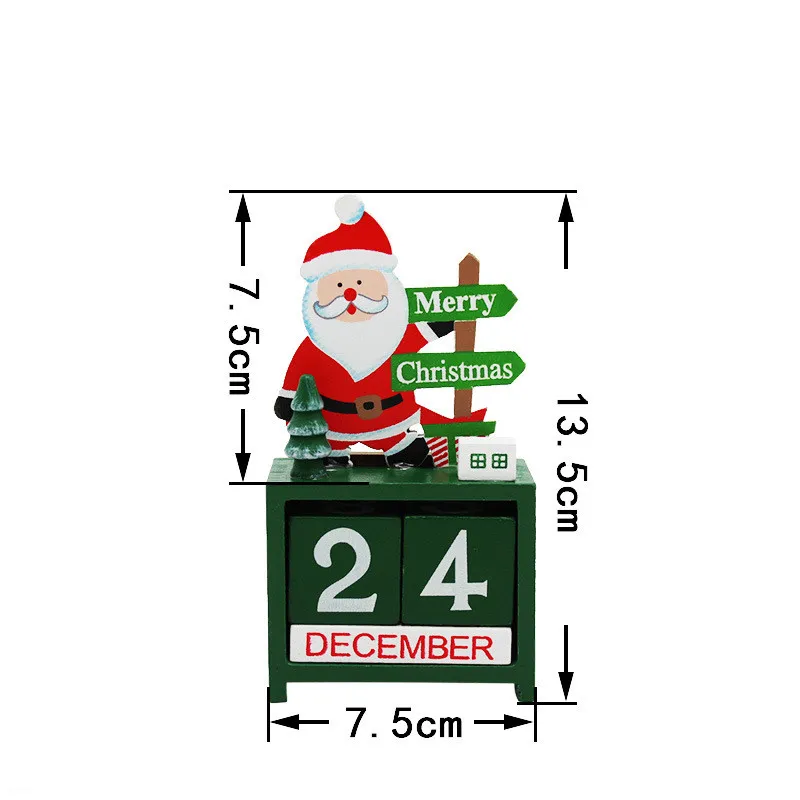 Christmas wooden calendar ornaments – image 7