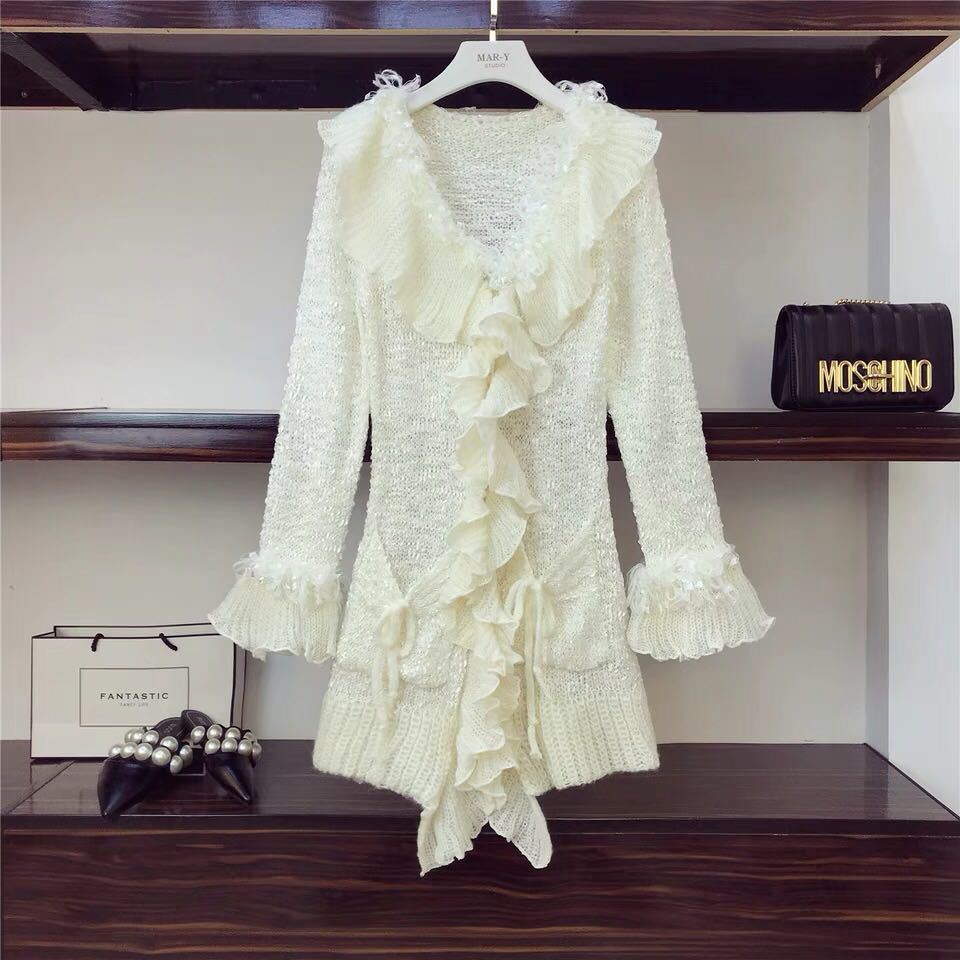 Ruffle Knit Dress, picture 5 of 5