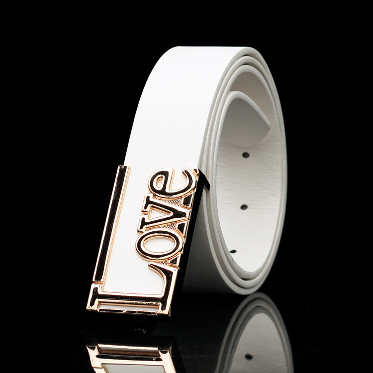 Men's Women's LOVE Buckle Belt