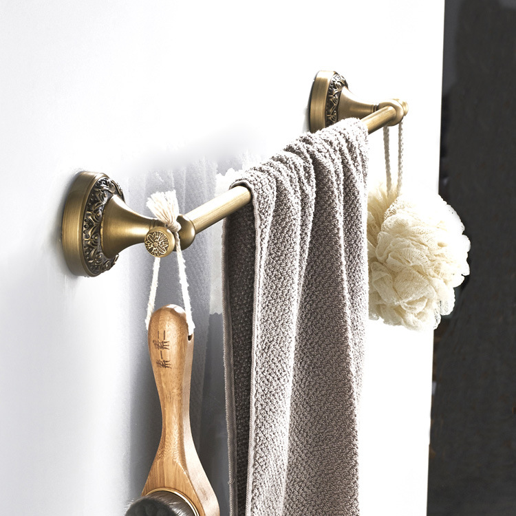 Antique towel rack for fashionable bathroom