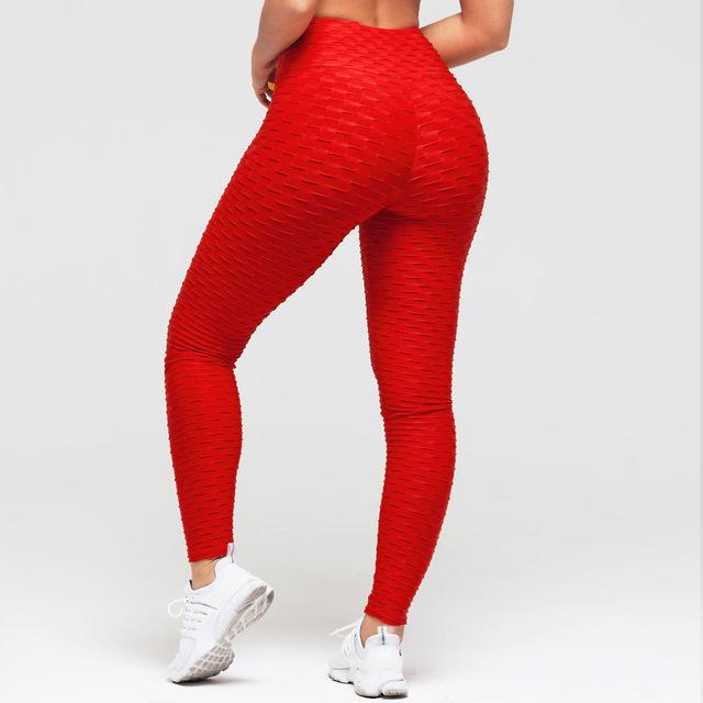 Leggings de levantamiento de botines anticelulíticos - Pantalones de yoga ajustados de cintura alta para mujer - Imagen 17 de 19