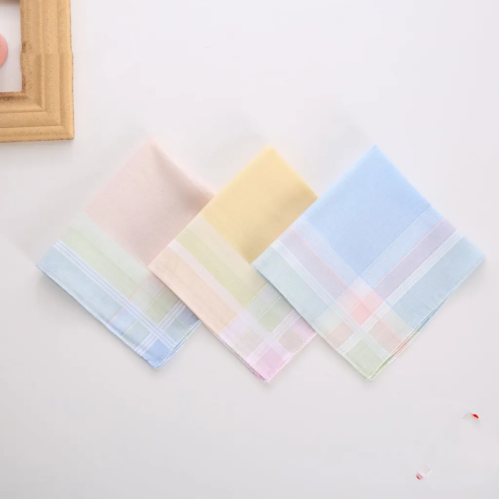 Women's Cotton Handkerchief Comfort Square Scarf - Flower Type Seven