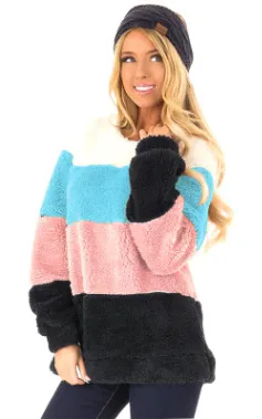 Pile down with matching color blouse - Blue Pink