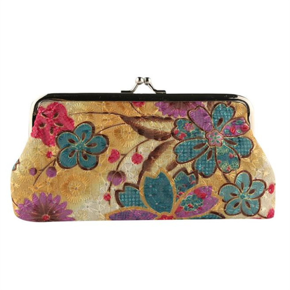 Vintage embroidered coin purse