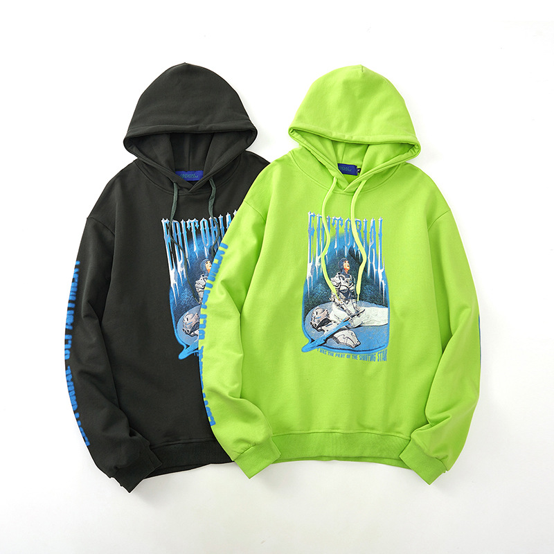 Desperate Knight Print Men's Short Hoodie