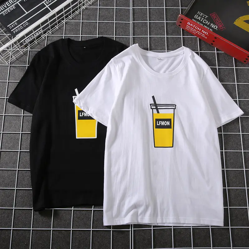 Round Neck Japanese Retro Loose Tide Brand Short Sleeve