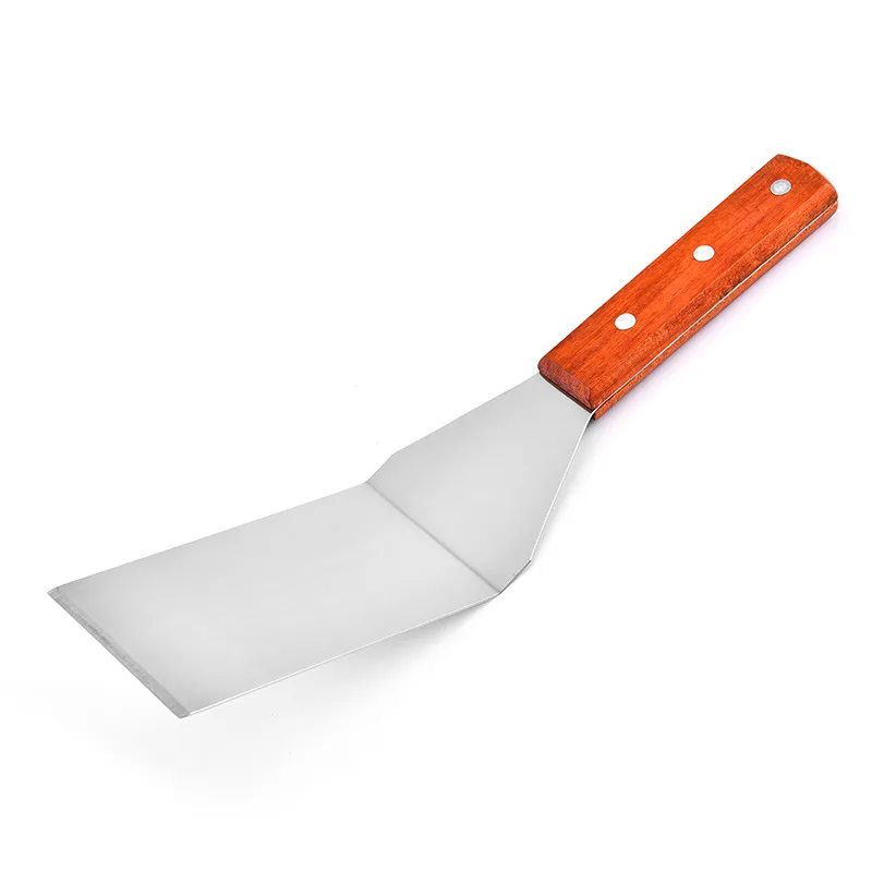 Stainless Steel Kitchen Shovel With Wooden Handle - 3Style