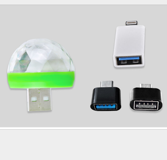 Light Stage Effect USB 5V Disco Ball DJ Party Holiday Lighting Christmas Projector – Adaptor Android