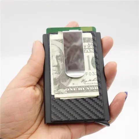 Carbon Fiber Pop-up Wallet