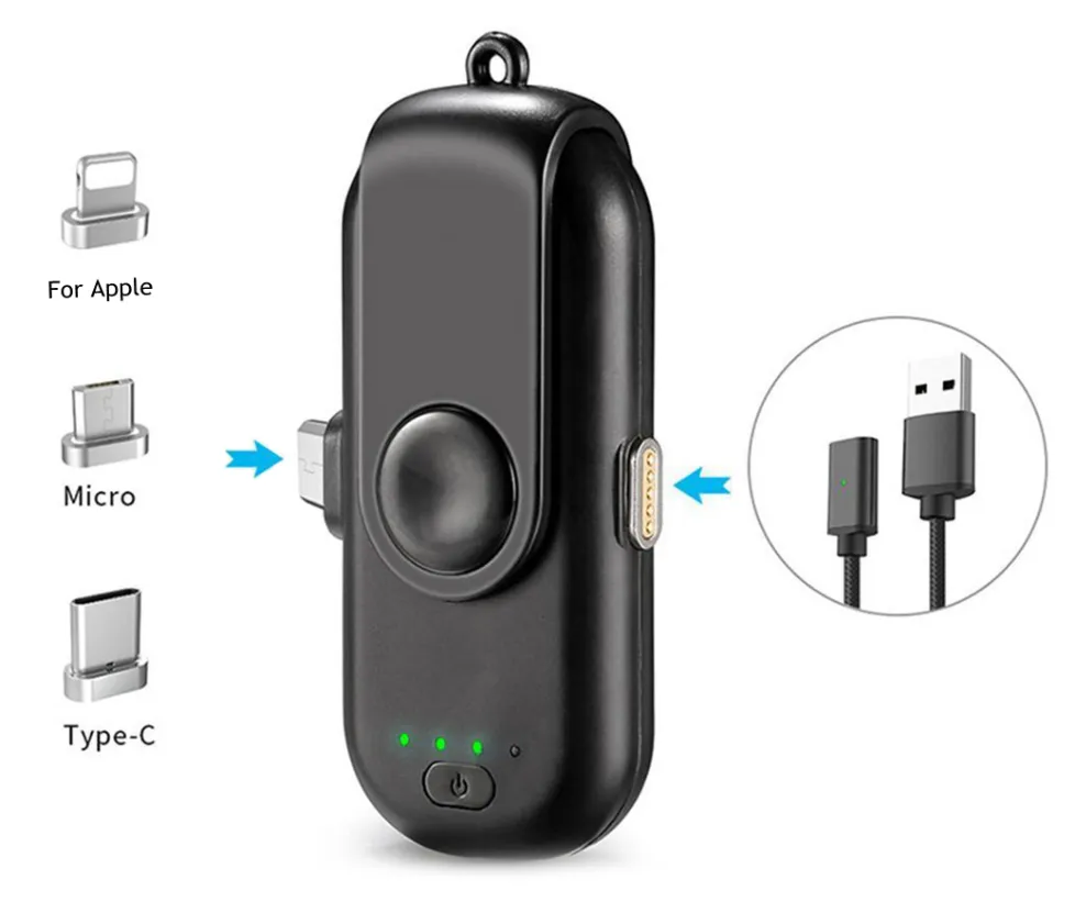 ABS Black Portable Charger – image 8