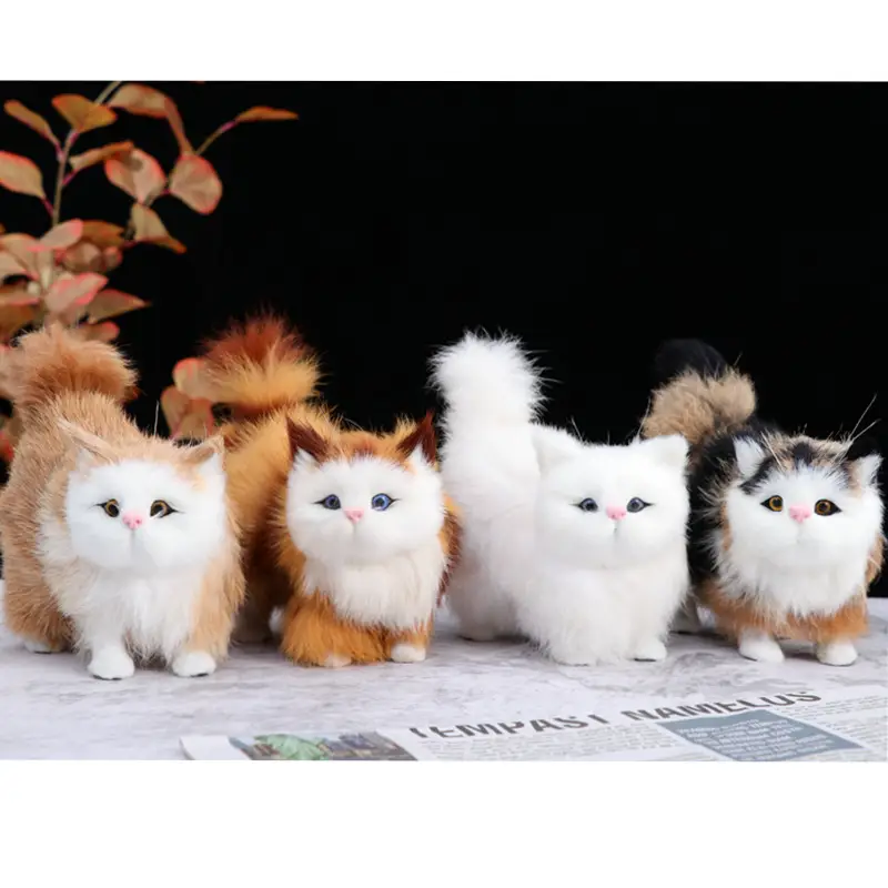 Simulation cat home decoration cat model crafts