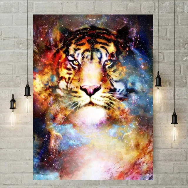Milky Tiger Diamond Painting 40X55Cm - Shop at LoveMi