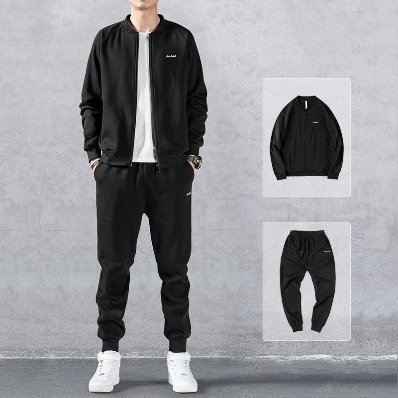 Heavy coat hoodie suit