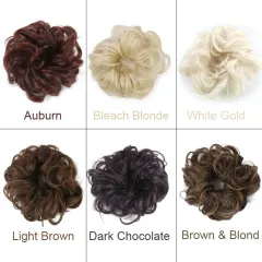 Wig hair circle - White Gold 2 Pcs - View 1