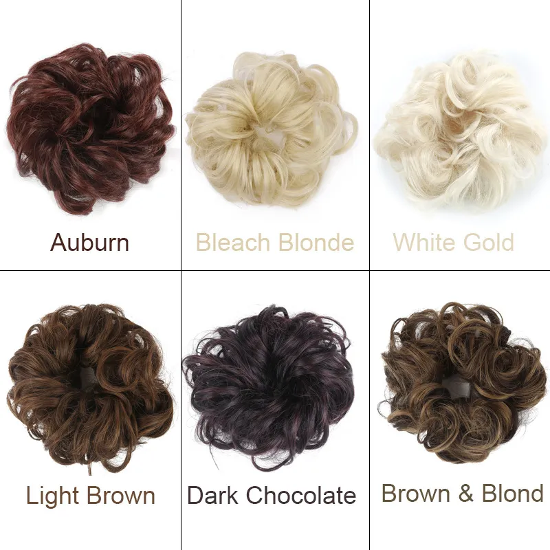 Wig hair circle - White Gold 2 Pcs