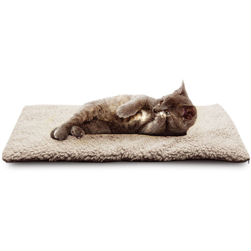 Self-heating pet bed pad view 4