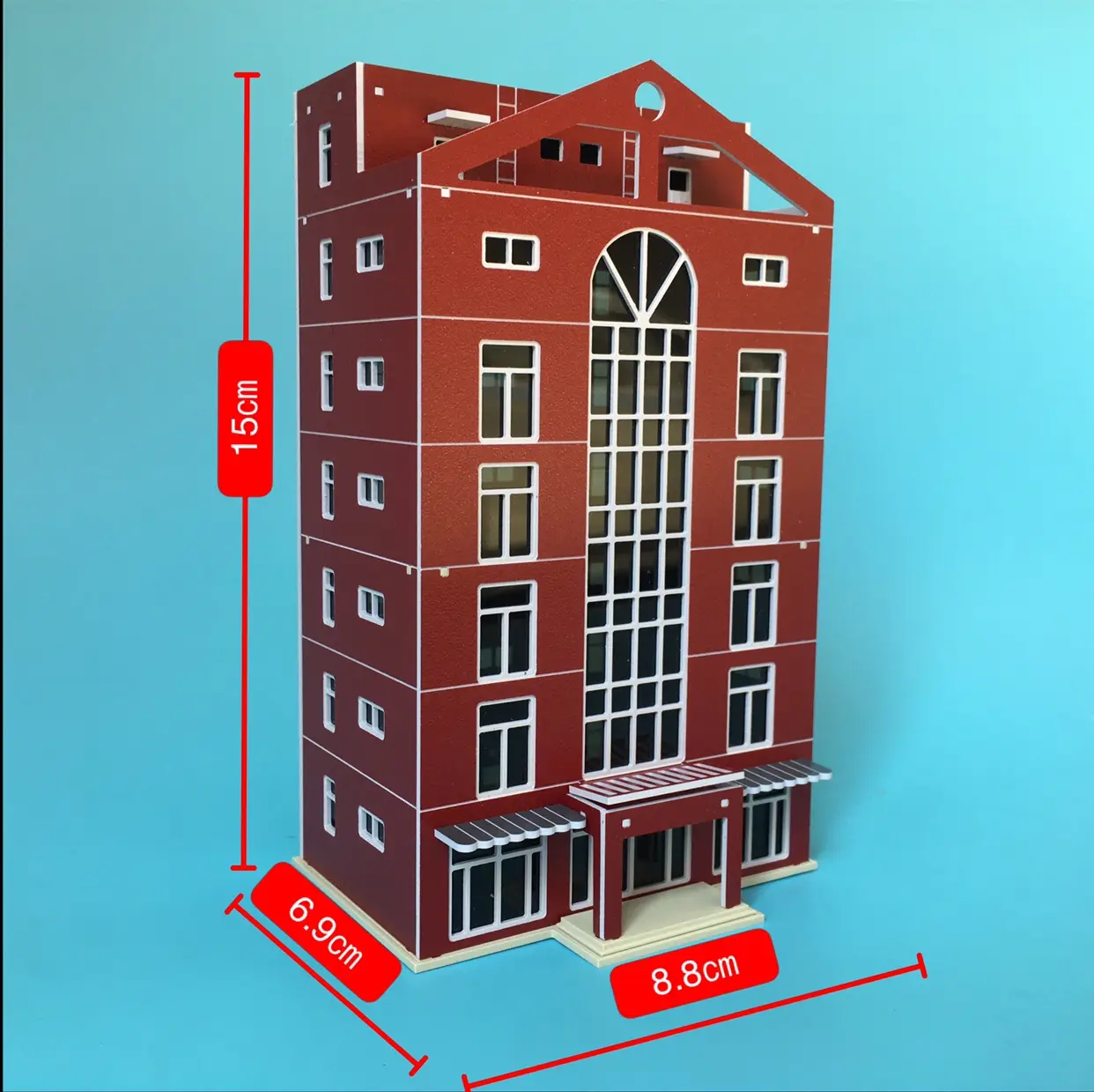 Hand-assembled high-rise building city