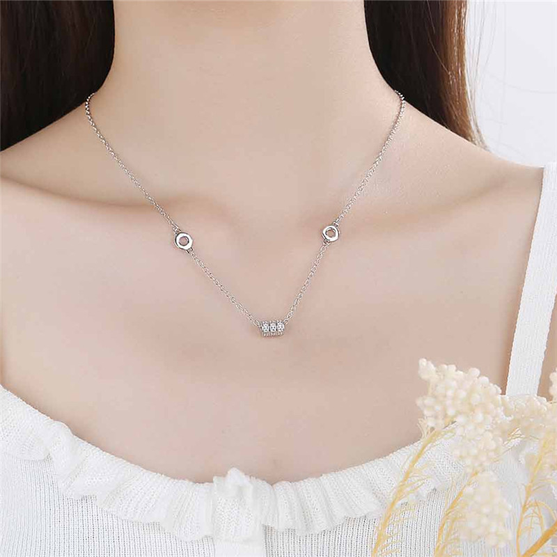 s925 sterling silver small waist necklace