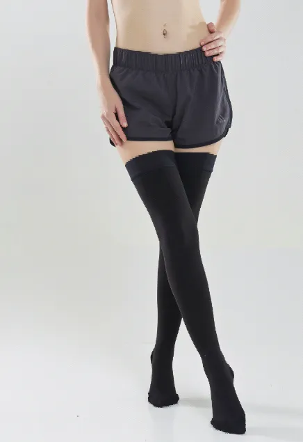 Venous elastic stockings compression socks secondary pressure long tube silicone sequential compression socks socks Black - Shop at LoveMi