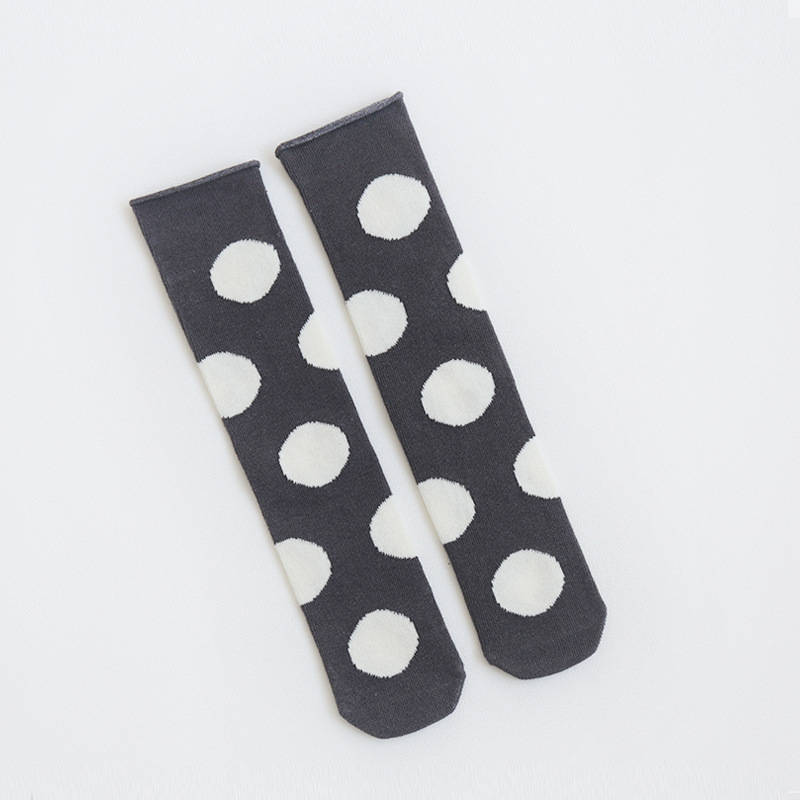 Polka dot black