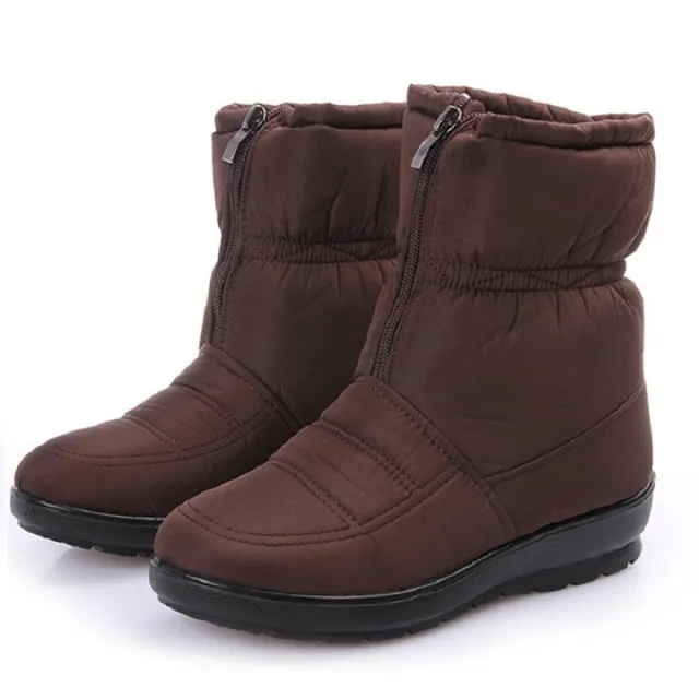 Winter boots ladies shoes thick women snow boots Brown - Shop at LoveMi