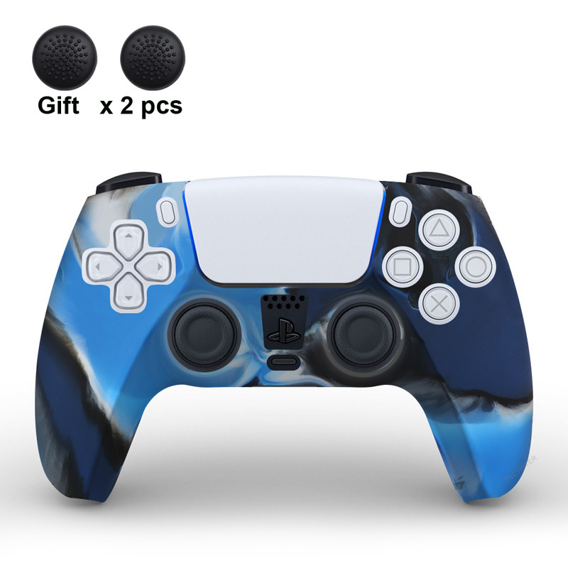 PS5 Camouflage blue