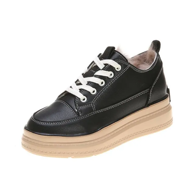 Casual warm cotton shoes Black - Shop at LoveMi