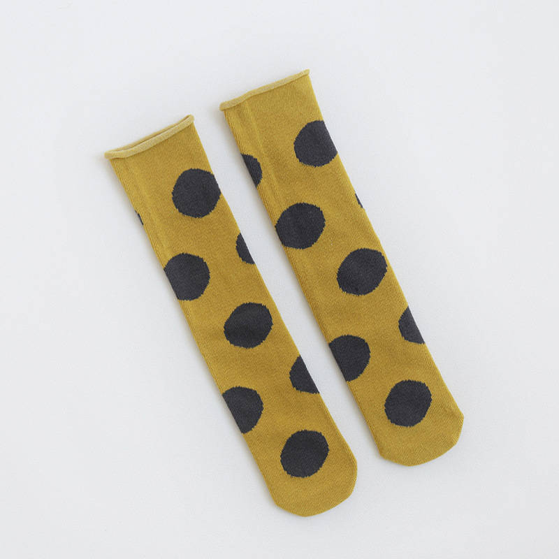 Polka dot yellow