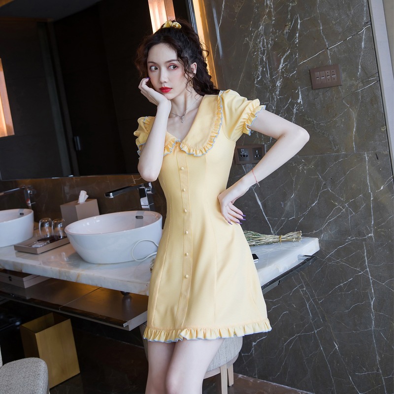 Bellflower A-line dress