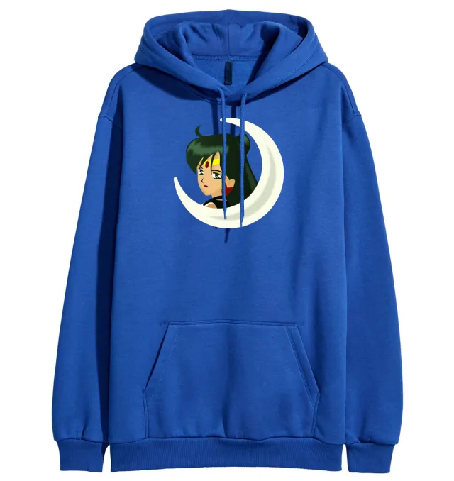 Hooded pullover sweater Blue - Shop at LoveMi