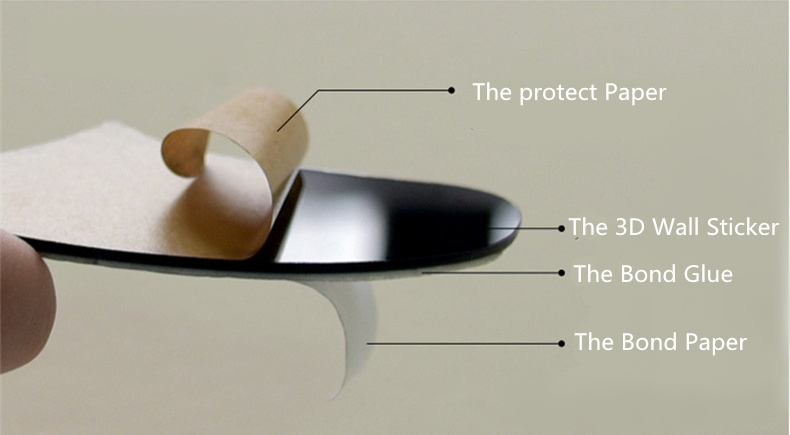 Креативная ваза, акриловая 3D наклейка на стену