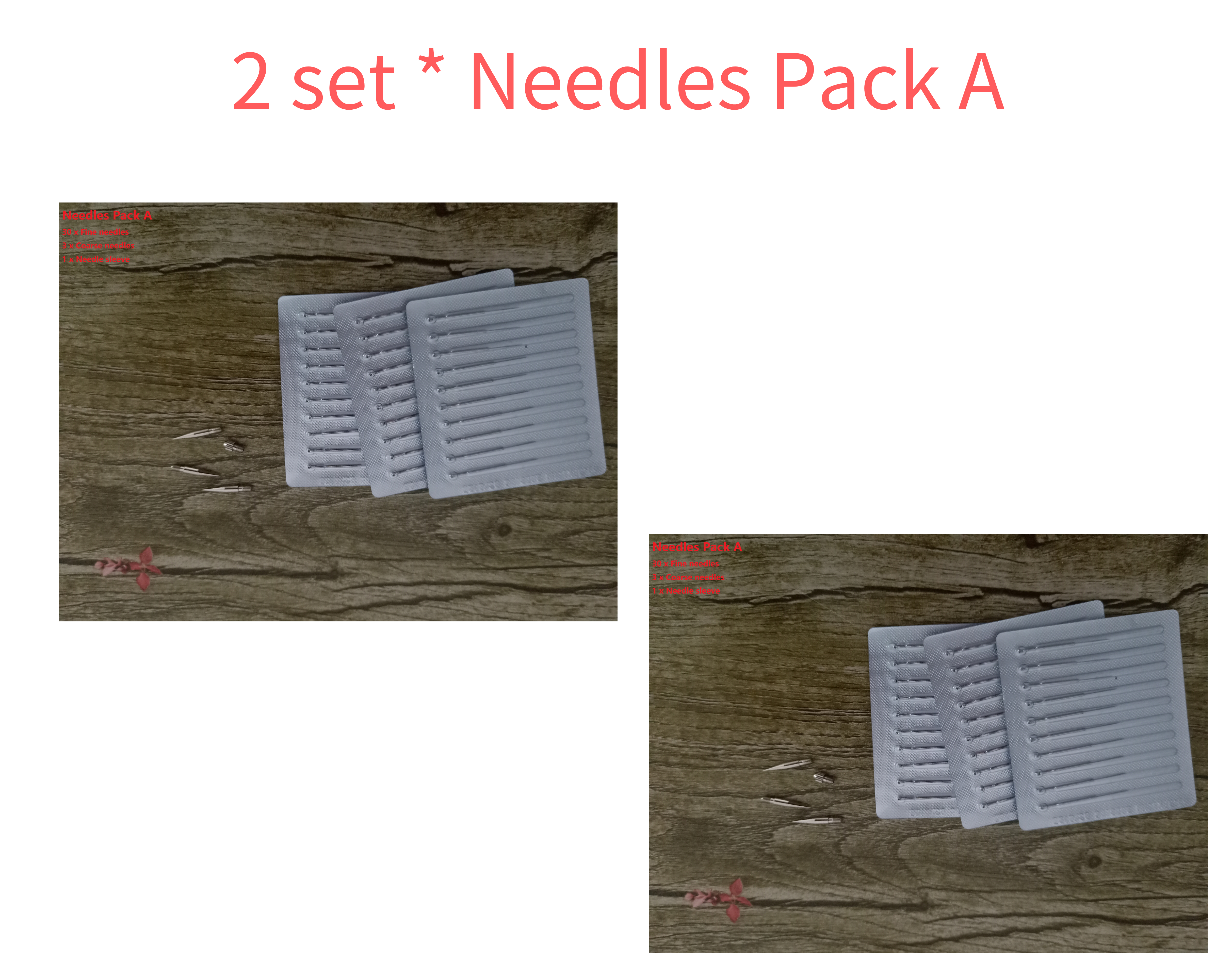 2 set Needles Pack A